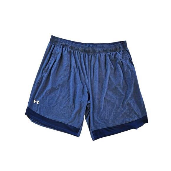 Under Armour Mens Size Large Blue Loose Fit Micro Shorts Size 3XL XXXL - Picture 1 of 4